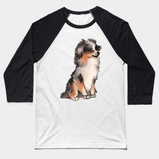 AUSSIE PUPPY DOG CUTE Baseball T-Shirt